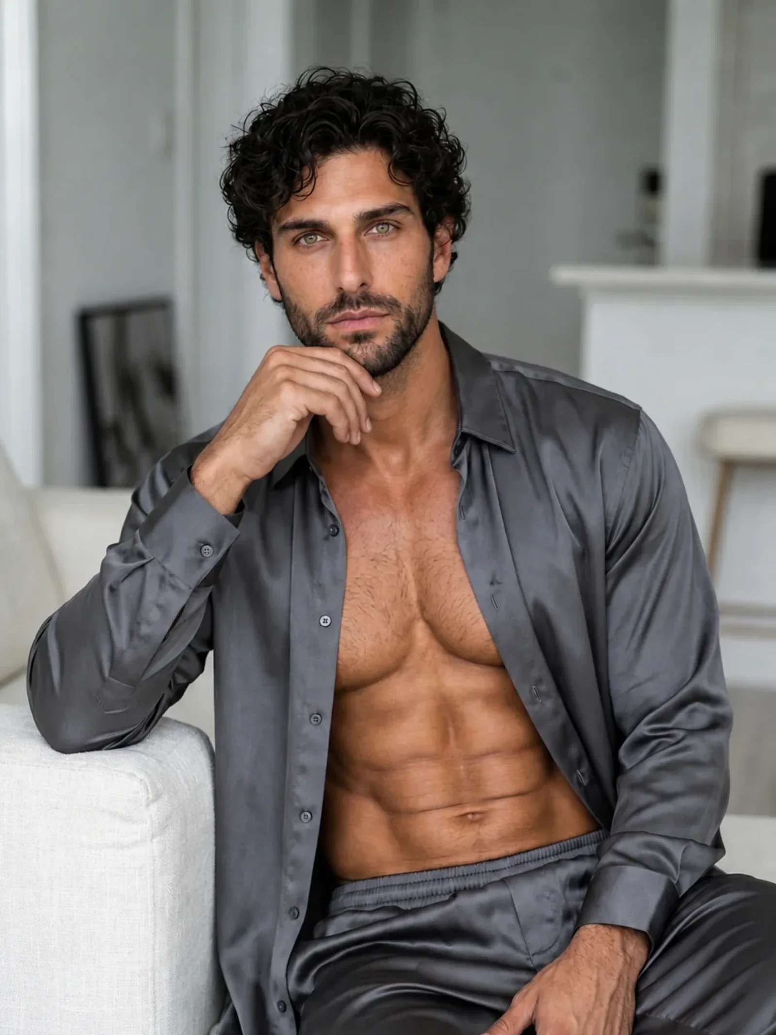 BREEZE GRAPHITE MEN SILK SET